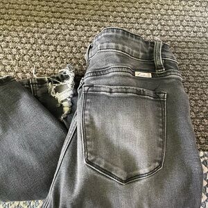 Kancan Women's Gray/Black Jeans